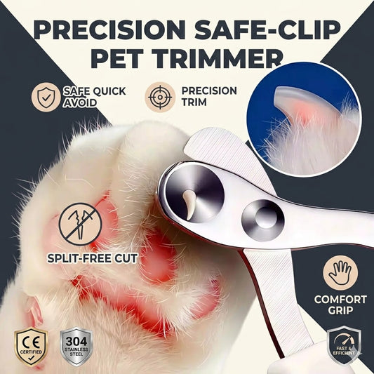 Professional Pet Nail Clippers with Safety Hole